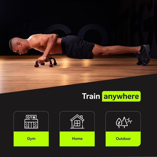 Opvouwbare push-up bars 2 stuks met schuimhandgrepen tot 200 kg – parallettes – calisthenics - happygetfit.com