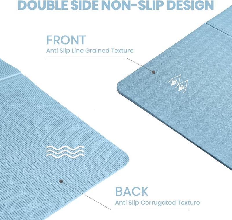 Chargez l'image dans la visionneuse de la galerie, Opvouwbare yogamat TPE antislip 6 mm - happygetfit.com
