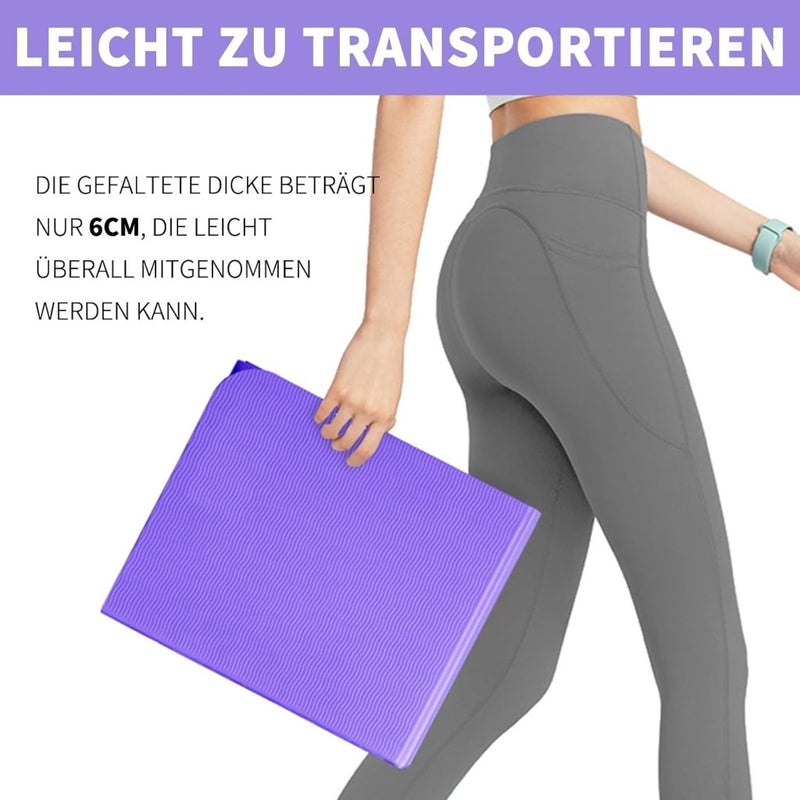 Chargez l'image dans la visionneuse de la galerie, Opvouwbare yogamat TPE antislip 6 mm - happygetfit.com
