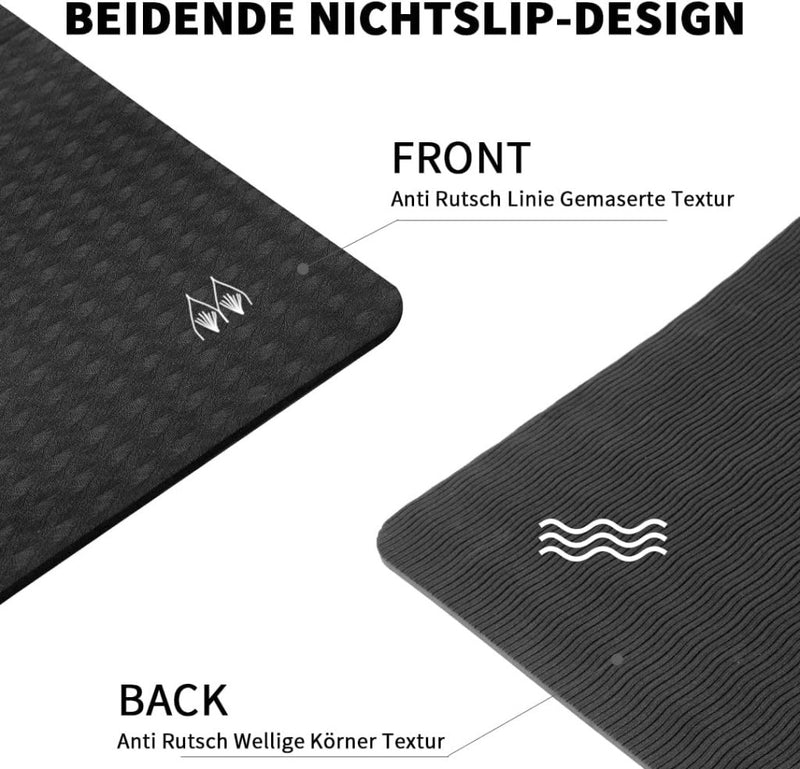 Chargez l'image dans la visionneuse de la galerie, Opvouwbare yogamat TPE antislip 6 mm blauw - happygetfit.com

