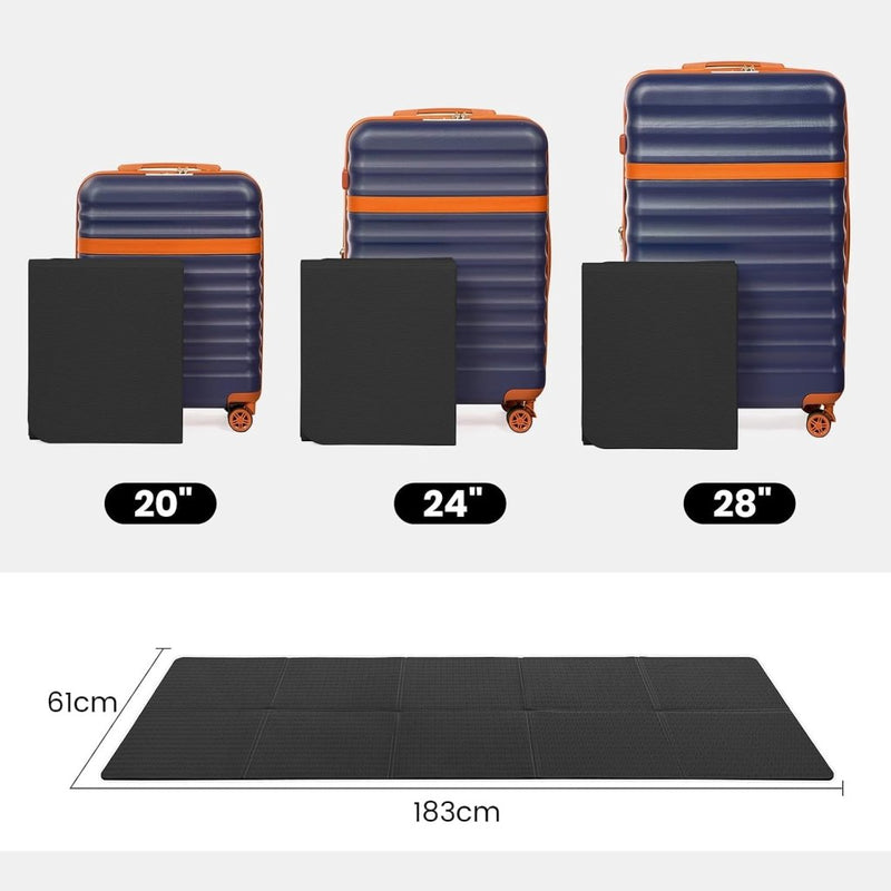 Chargez l'image dans la visionneuse de la galerie, Opvouwbare yogamat TPE antislip 6 mm blauw - happygetfit.com
