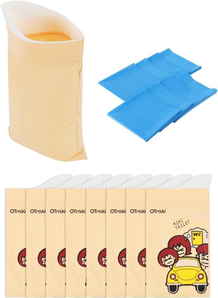 Load image into Gallery viewer, OTraki Wegwerp urinezakken voor reizen, 8+8 stuks draagbare urinaal voor mannen gel urinezakken braakzakjes, reis urinaals voor kamperen, files, plaszakken voor mannen, vrouwen, zwangere patiënten - happygetfit.com
