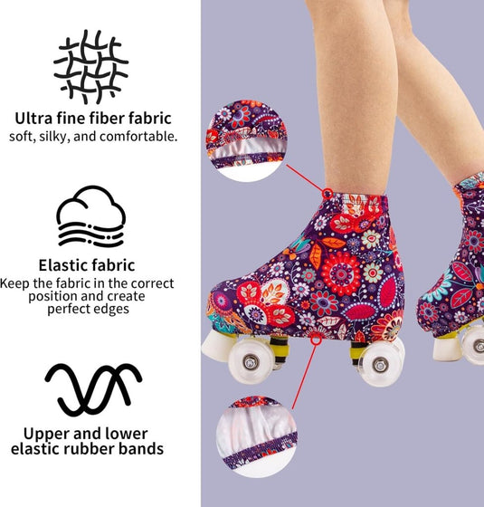 Overtreksokken voor rolschaatsen, schaatsen, bescherming voor inline skates, schaatsen, bescherming voor rolschaatsen, schaatsen, bescherming voor kunstschaatsen, schaatsen - happygetfit.com