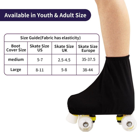 Overtreksokken voor rolschaatsen, schaatsen, bescherming voor inline skates, schaatsen, bescherming voor rolschaatsen, schaatsen, bescherming voor kunstschaatsen, schaatsen - happygetfit.com