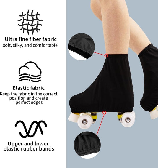 Overtreksokken voor rolschaatsen, schaatsen, bescherming voor inline skates, schaatsen, bescherming voor rolschaatsen, schaatsen, bescherming voor kunstschaatsen, schaatsen - happygetfit.com