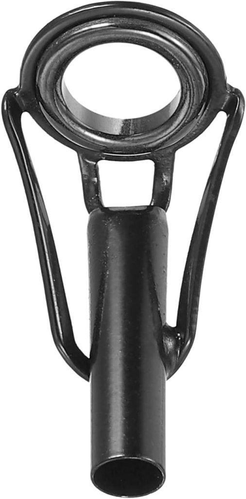 Laad afbeelding in Galerijviewer, PATIKIL 1,6 - 4 mm, vishengel, reparatieset, 6 stuks, roestvrij staal, mast, ring, vervanging voor zout water, zoet water, perzik, zwart - happygetfit.com
