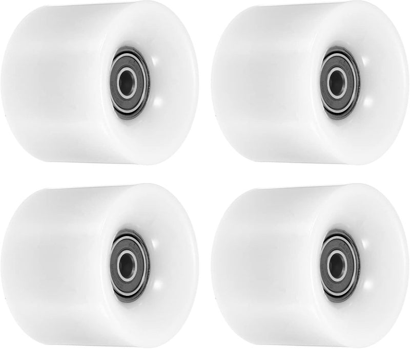 Laad afbeelding in Galerijviewer, PATIKIL 60mm Longboard Wielen met Lagers ABEC-9, 4 Pack Straat Wielen voor Skateboards Cruiser Wiel Vervanging 80A, Wit Zwart - happygetfit.com
