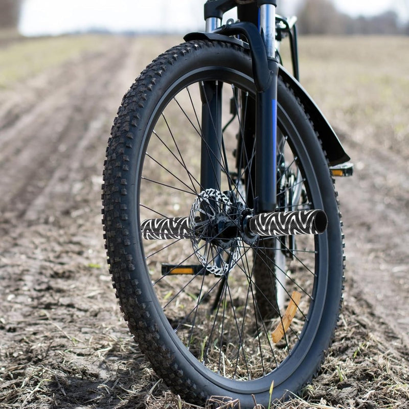Load image into Gallery viewer, PATIKIL Aluminiumlegering O-vorm fiets haringen fit 3/8 "assen, anti-slip lood voet fiets haringen achterbank staat voor BMX mountainbike fietsen achterste stuntharingen, groen - happygetfit.com
