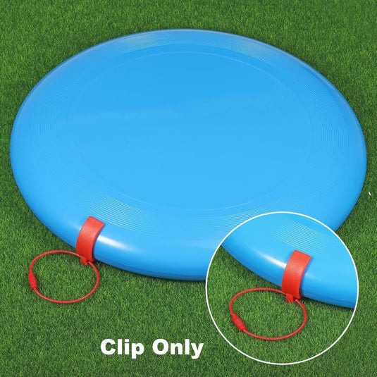 PATIKIL Flying Disc Clip met draadkabel, 2 stuks Sport Disk Hanger Haakhouder voor het Dragen Organiseren, Wit Zwart - happygetfit.com