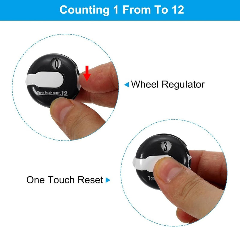 Laad afbeelding in Galerijviewer, PATIKIL Golf Score Teller Mini Golf Shot Slag Bevestiging Teller Clicker Clip voor Golfers Handschoen Tas Hoed - happygetfit.com
