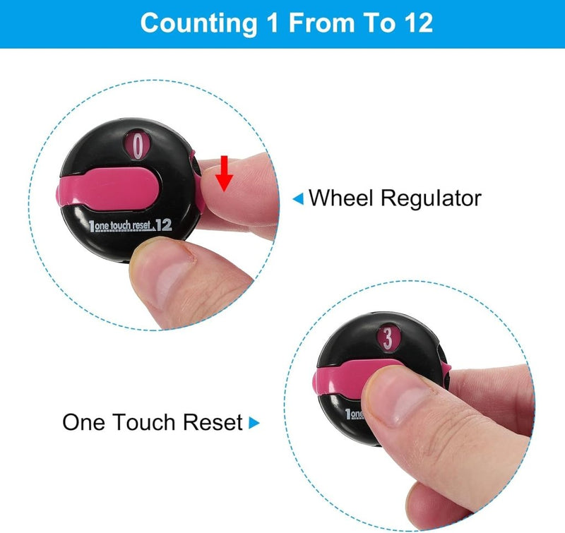 Laad afbeelding in Galerijviewer, PATIKIL Golf Score Teller Mini Golf Shot Slag Bevestiging Teller Clicker Clip voor Golfers Handschoen Tas Hoed - happygetfit.com
