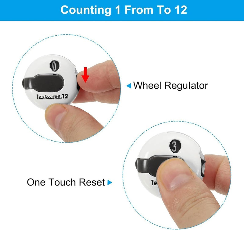 Laad afbeelding in Galerijviewer, PATIKIL Golf Score Teller Mini Golf Shot Slag Bevestiging Teller Clicker Clip voor Golfers Handschoen Tas Hoed - happygetfit.com

