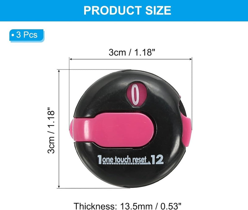 Laad afbeelding in Galerijviewer, PATIKIL Golf Score Teller Mini Golf Shot Slag Bevestiging Teller Clicker Clip voor Golfers Handschoen Tas Hoed - happygetfit.com
