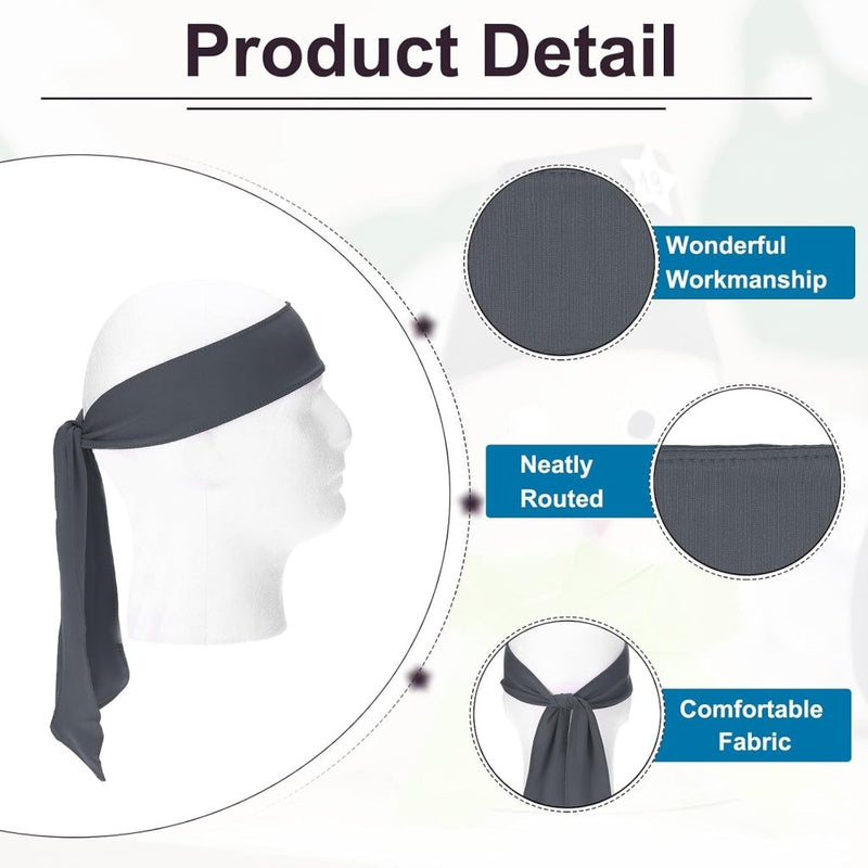 Laad afbeelding in Galerijviewer, PATIKIL Hoofdbanden Hoofdbanden, Ninja Karate Hoofdband Verstelbare Sport Tie Zweetafvoerende Workout Hoofdband - happygetfit.com
