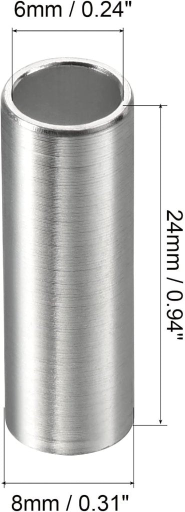 Load image into Gallery viewer, PATIKIL Inline as lager Spacers, 8 Pack Skates Speed Spacer Hardware Aluminium voor 6 mm asrol, zilver - happygetfit.com
