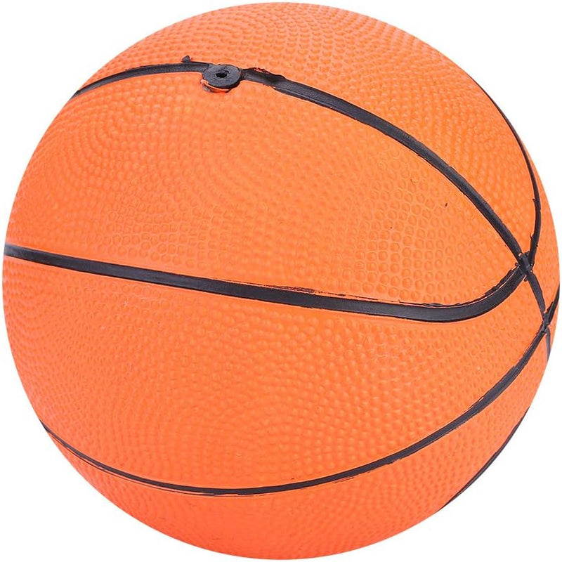 Load image into Gallery viewer, De &quot;🏀 Perfecte mini-basketbal voor jonge spelers!&quot; is gemaakt van duurzaam rubber en laat de levendige oranje textuur en opvallende zwarte lijnen goed uitkomen tegen een smetteloos witte achtergrond.
