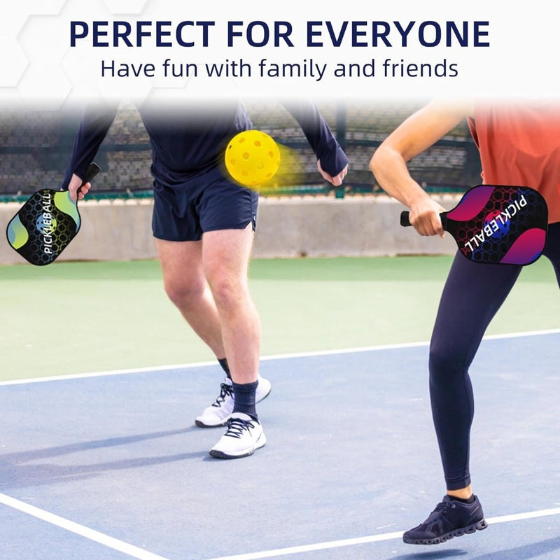 Load image into Gallery viewer, Pickleball set met 4 rackets en 4 ballen - happygetfit.com
