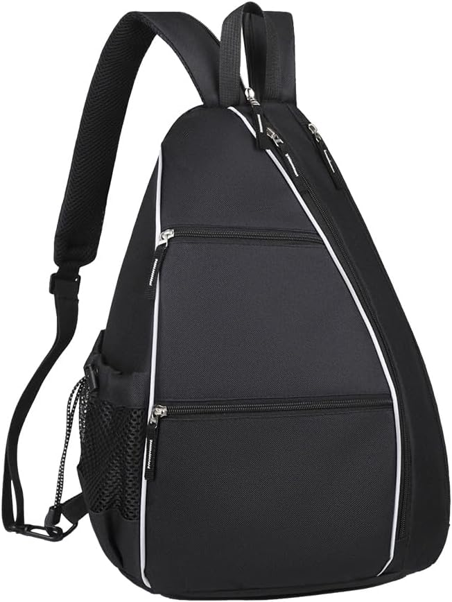 Chargez l'image dans la visionneuse de la galerie, Pickleball tas met meerdere vakken zwart - happygetfit.com
