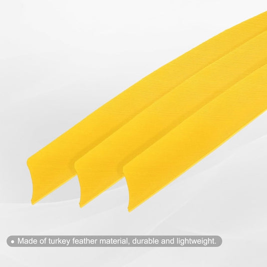 Pijlveren 25 stuks 100 mm van echte kalkoenveren – boogschiet fletching – reserveveren voor houten en carbon pijlen - happygetfit.com
