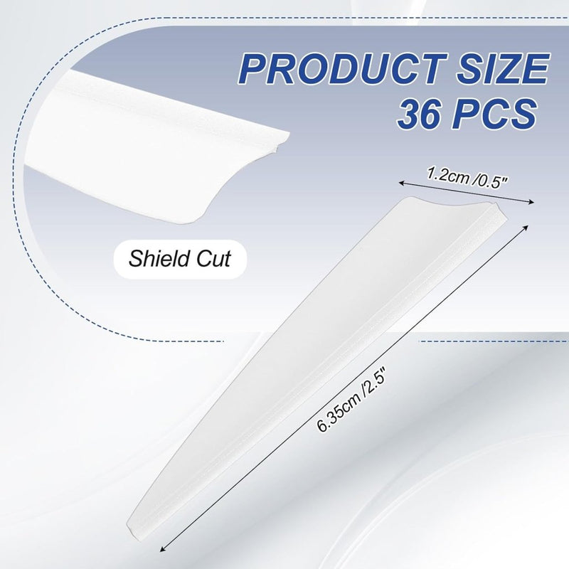Load image into Gallery viewer, Pijlveren 36 stuks 2,5 inch van kunststof – arrow vanes – boogschieten accessoires - happygetfit.com
