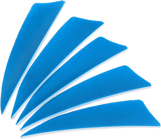 Pijlveren 50 stuks 4 inch van kalkoenveer – arrow fletching – boogschieten accessoires - happygetfit.com