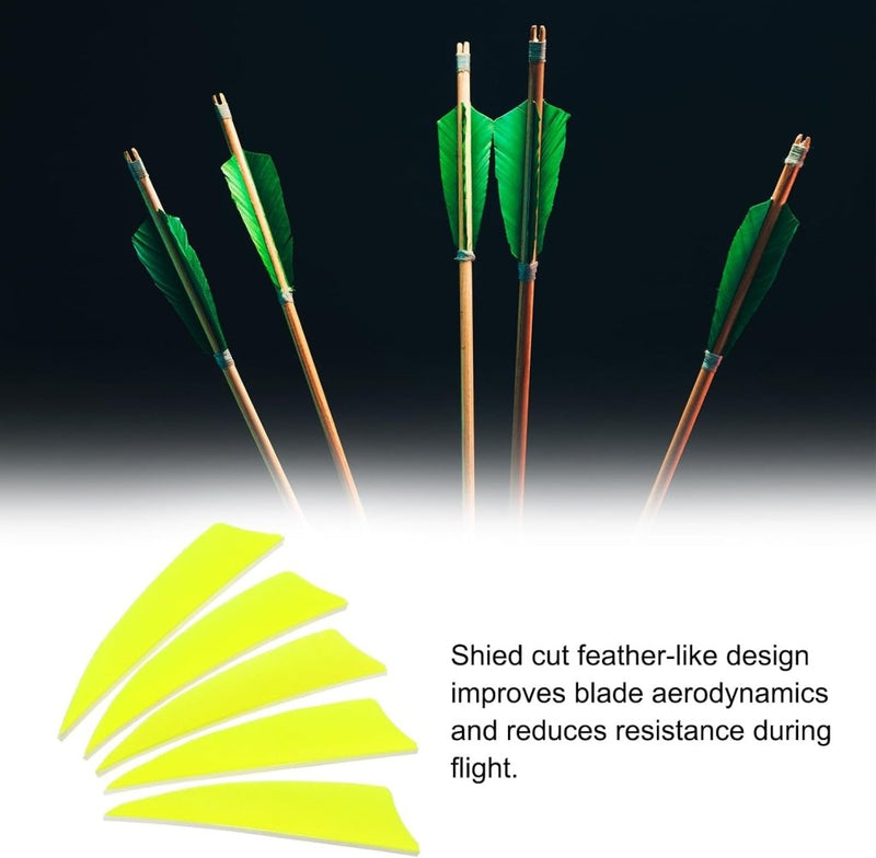 Load image into Gallery viewer, Pijlveren 50 stuks 4 inch van kalkoenveer – arrow fletching – boogschieten accessoires - happygetfit.com
