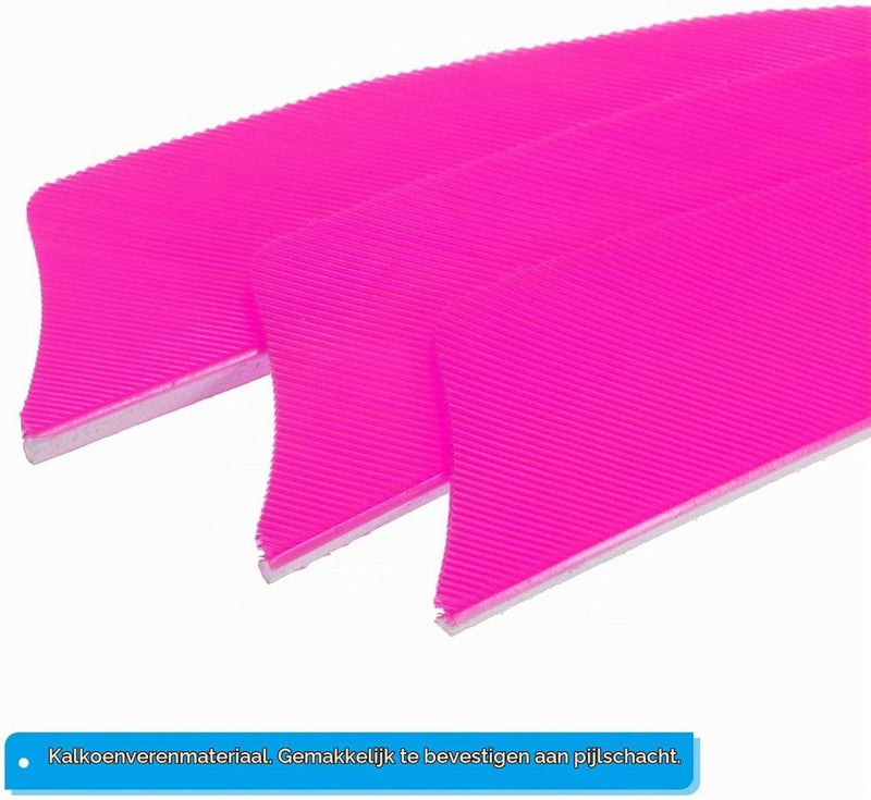 Load image into Gallery viewer, Pijlveren 50 stuks 4 inch van kalkoenveer – arrow fletching – boogschieten accessoires - happygetfit.com
