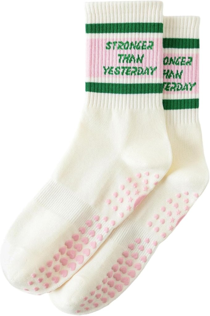 Laad afbeelding in Galerijviewer, Pilates antislip sokken dames maat 36-40 met gripnoppen – yoga sokken – fitness sokken - happygetfit.com
