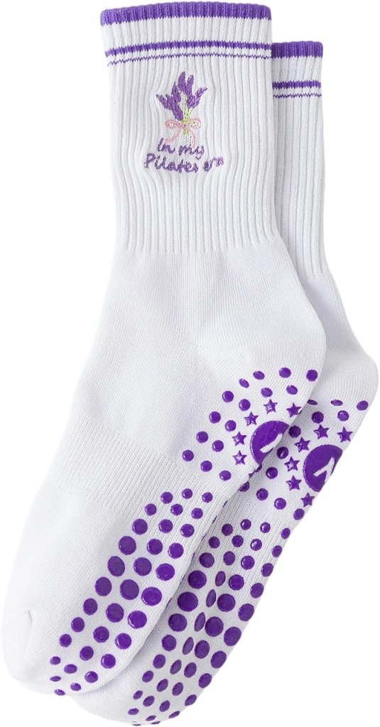 Laad afbeelding in Galerijviewer, Pilates antislip sokken dames maat 36-40 met gripnoppen – yoga sokken – fitness sokken - happygetfit.com
