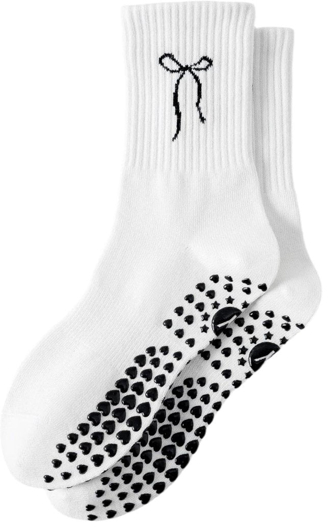 Laad afbeelding in Galerijviewer, Pilates antislip sokken dames maat 36-40 met gripnoppen – yoga sokken – fitness sokken - happygetfit.com
