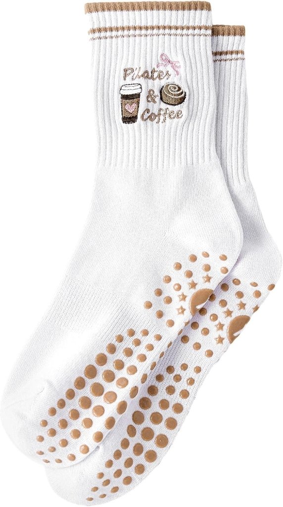 Laad afbeelding in Galerijviewer, Pilates antislip sokken dames maat 36-40 met gripnoppen – yoga sokken – fitness sokken - happygetfit.com
