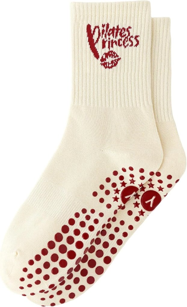 Laad afbeelding in Galerijviewer, Pilates antislip sokken dames maat 36-40 met gripnoppen – yoga sokken – fitness sokken - happygetfit.com
