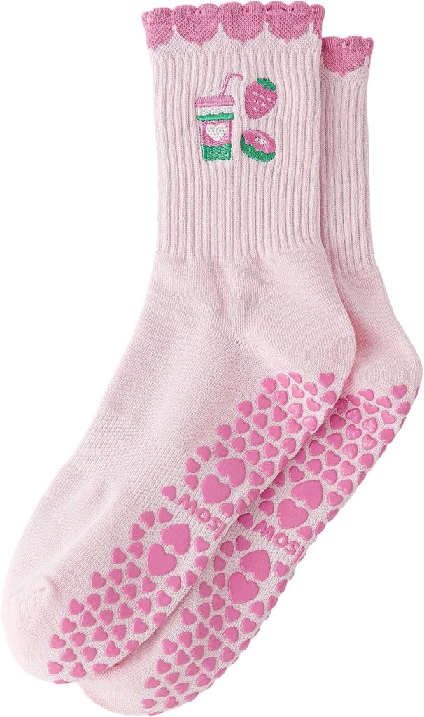 Laad afbeelding in Galerijviewer, Pilates antislip sokken dames maat 36-40 met gripnoppen – yoga sokken – fitness sokken - happygetfit.com
