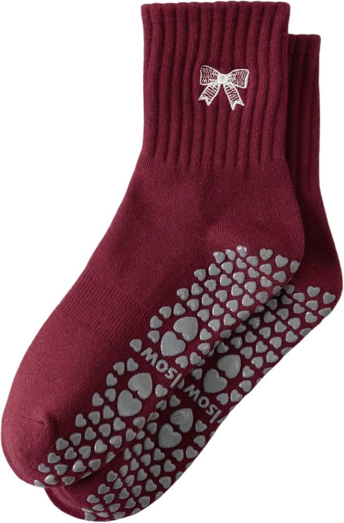 Laad afbeelding in Galerijviewer, Pilates antislip sokken dames maat 36-40 met gripnoppen – yoga sokken – fitness sokken - happygetfit.com
