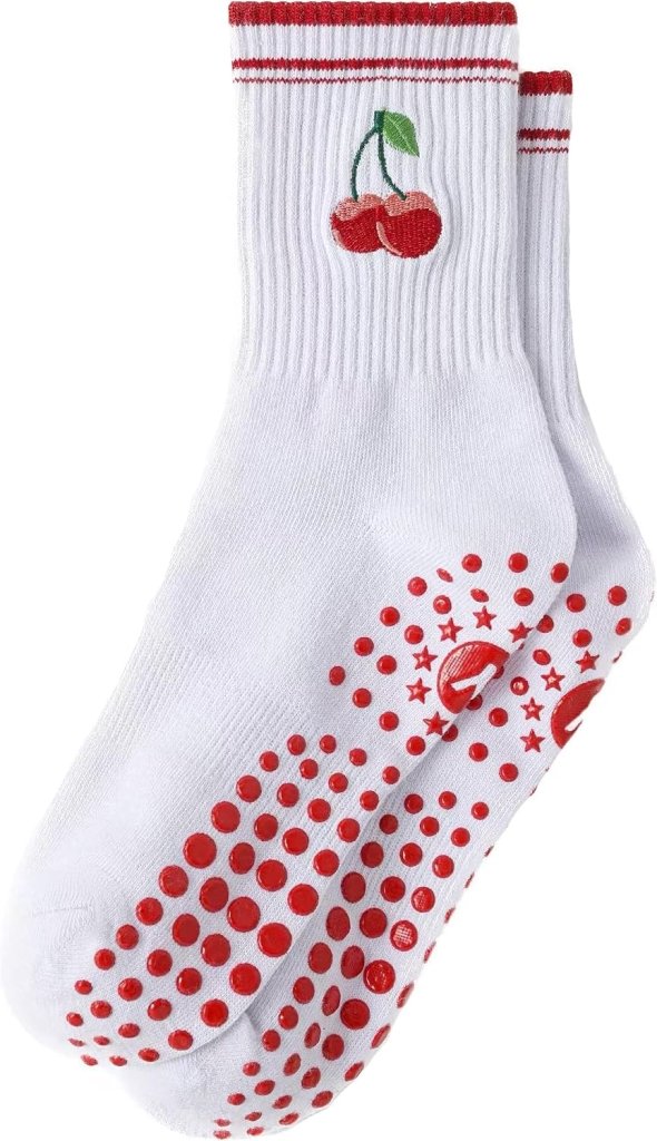 Laad afbeelding in Galerijviewer, Pilates antislip sokken dames maat 36-40 met gripnoppen – yoga sokken – fitness sokken - happygetfit.com
