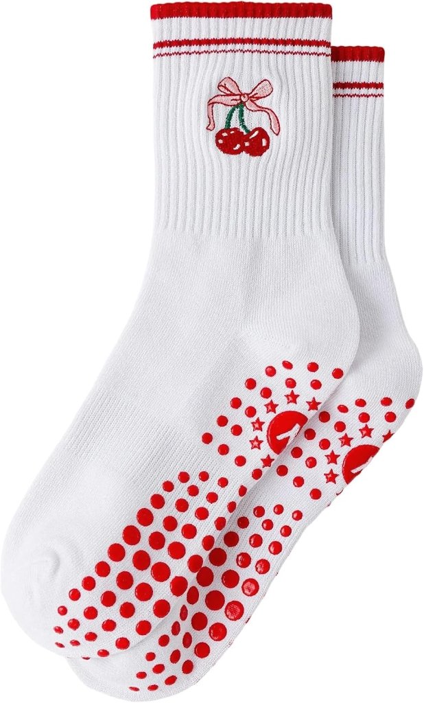 Laad afbeelding in Galerijviewer, Pilates antislip sokken dames maat 36-40 met gripnoppen – yoga sokken – fitness sokken - happygetfit.com
