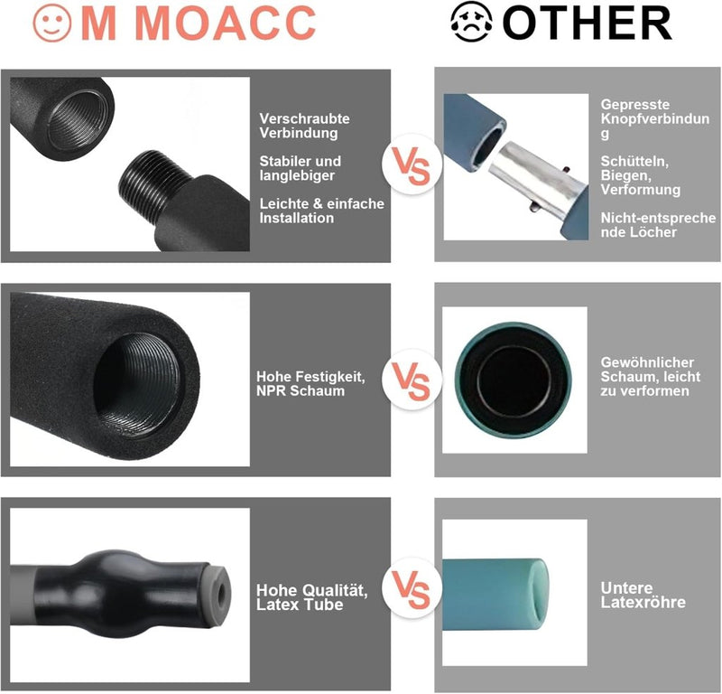 Load image into Gallery viewer, Pilates bar set met 5 weerstandsbanden en accessoires - happygetfit.com
