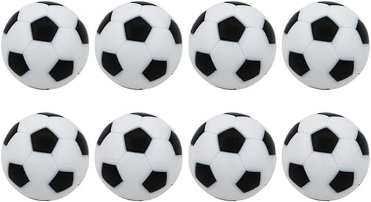 PIQIUQIU Tafelvoetbalballen, set van 8 stuks, hoogwaardige stille tafelvoetbalballen, 32 mm, voor tafelvoetbal en tafelvoetbal - happygetfit.com