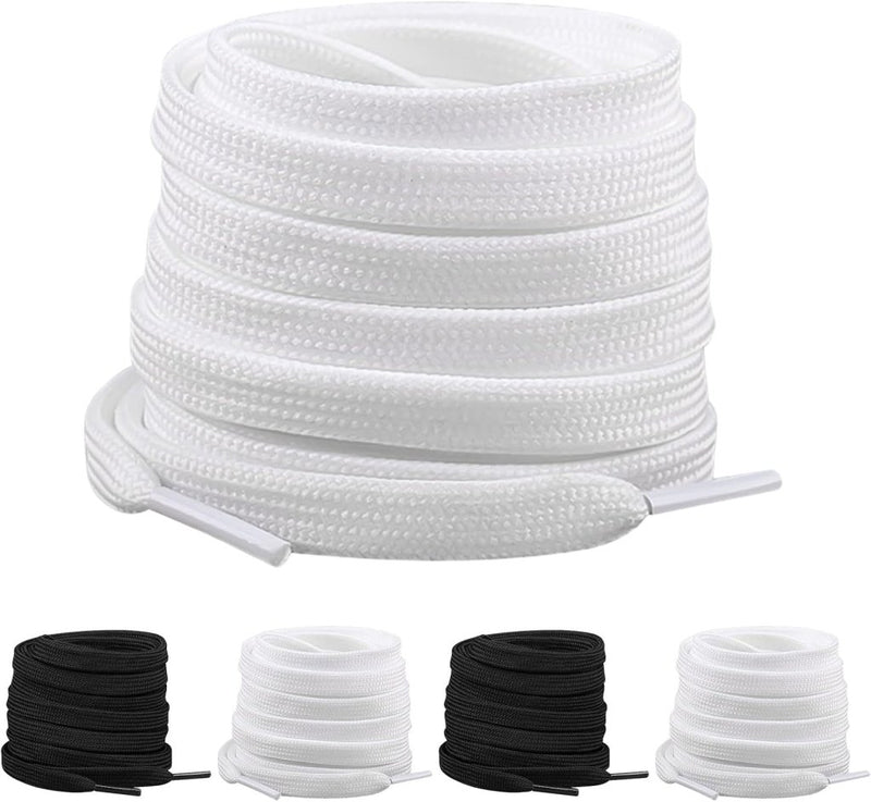 Bild im Galerie-Viewer laden, Platte schoenveters 8 mm breed van slijtvast polyester voor sneakers sportschoenen en hardloopschoenen – vervangveters – sportveters - happygetfit.com

