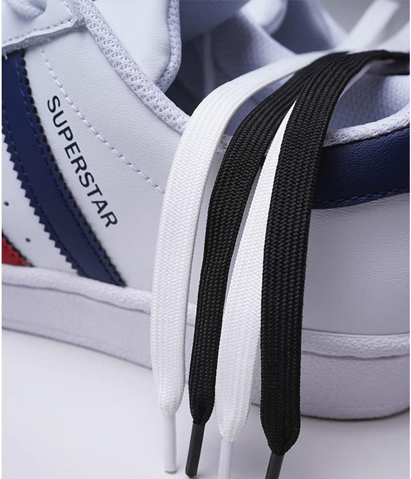 Bild im Galerie-Viewer laden, Platte schoenveters 8 mm breed van slijtvast polyester voor sneakers sportschoenen en hardloopschoenen – vervangveters – sportveters - happygetfit.com
