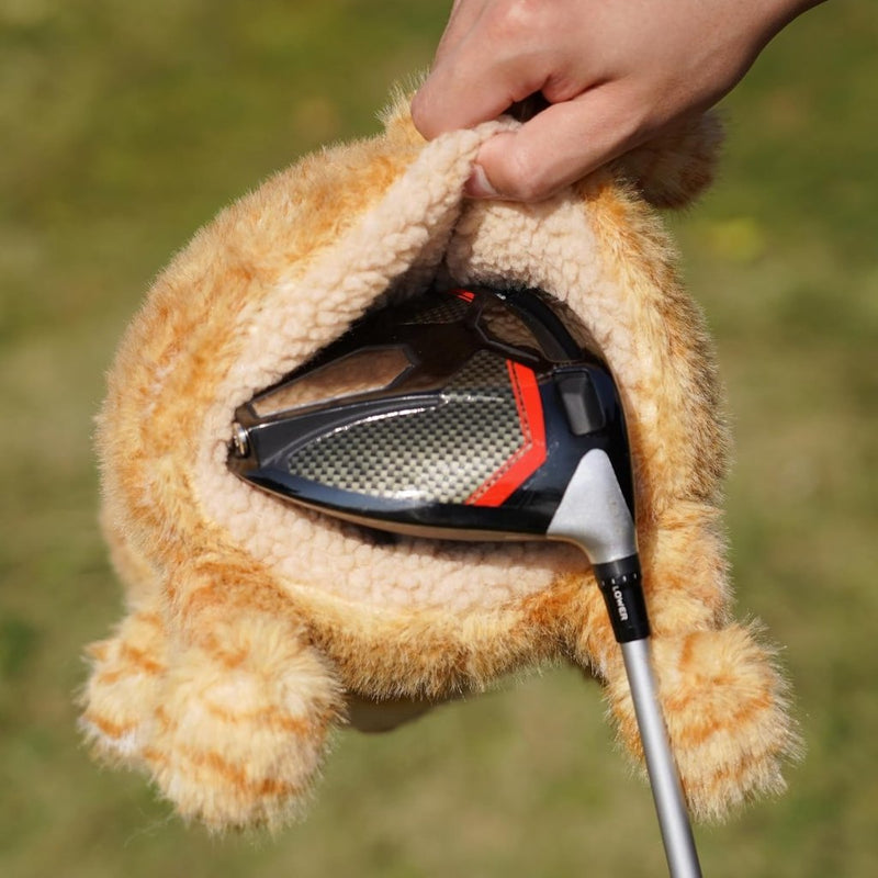 Chargez l'image dans la visionneuse de la galerie, Pluche golfclub beschermhoes met grappig kattenontwerp voor drivers tot 460cc – katten headcover – golfcadeau - happygetfit.com
