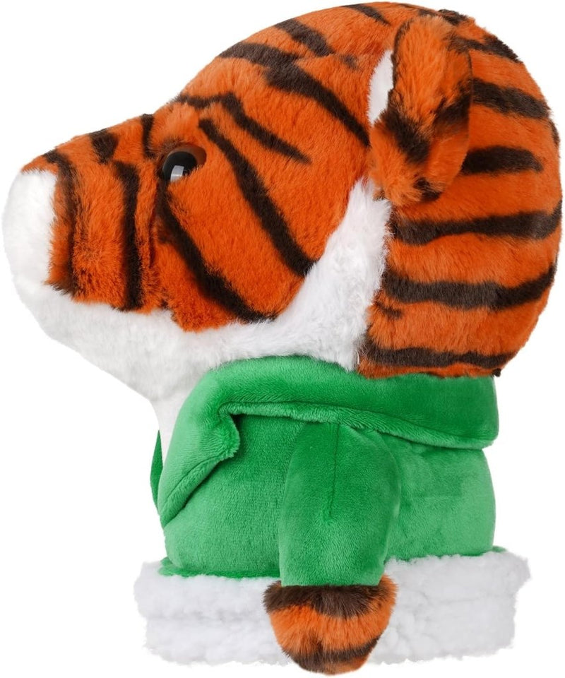 Load image into Gallery viewer, Pluche golfclubhoes met tijger in groene jas voor drivers tot 460cc – dierenheadcover – golfcadeau - happygetfit.com
