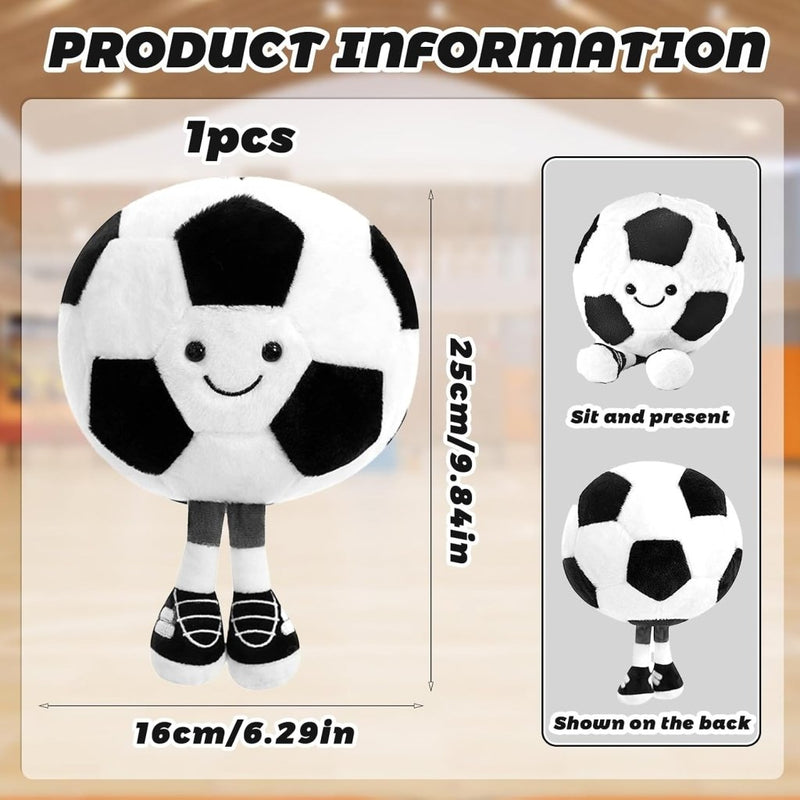 Load image into Gallery viewer, Pluche voetbal kussen 25 cm - happygetfit.com
