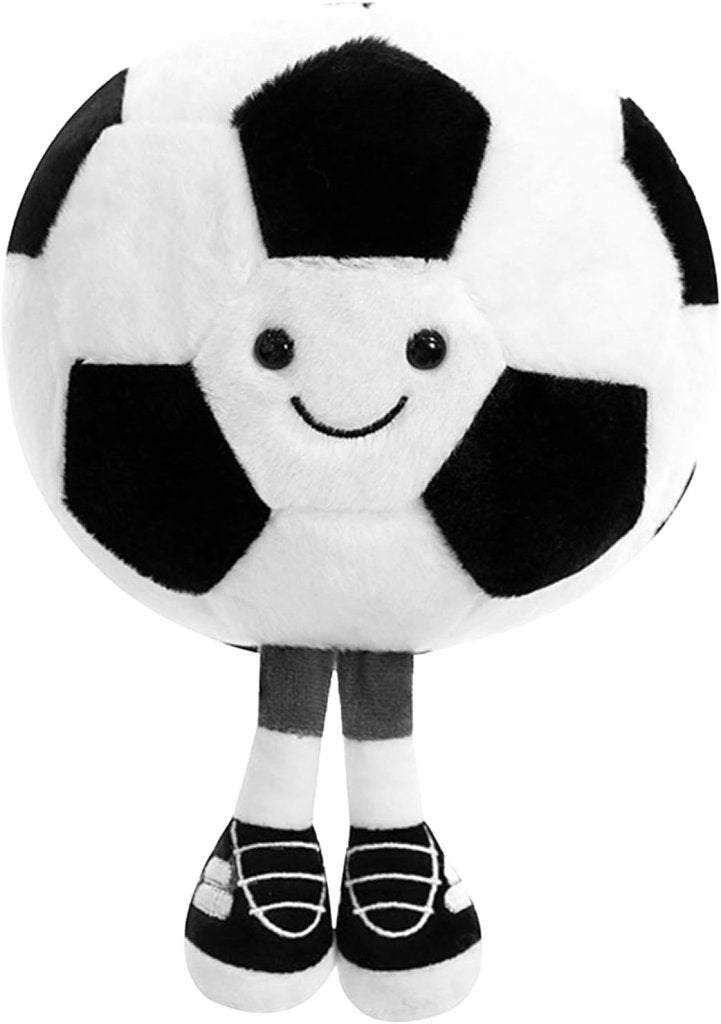 Load image into Gallery viewer, Pluche voetbal kussen 25 cm - happygetfit.com

