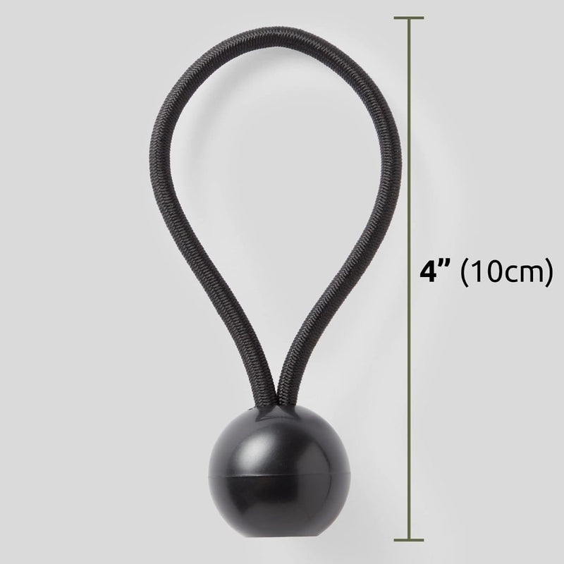 Laad afbeelding in Galerijviewer, Pluvios Robuuste snelbinders met haken, 10 stuks, maat naar keuze, elastische multifunctionele rubberen spanbanden voor bagage, dakdragers, camping, weerbestendig, UV-bestendige snelbinder, 30 cm - happygetfit.com
