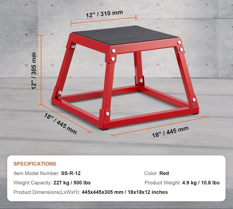Load image into Gallery viewer, Plyo box set 3 stuks 30 46 en 61 cm van staal tot 227 kg – jump box – plyometrische training - happygetfit.com
