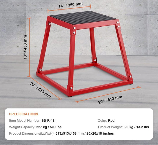 Plyo box set 3 stuks 30 46 en 61 cm van staal tot 227 kg – jump box – plyometrische training - happygetfit.com