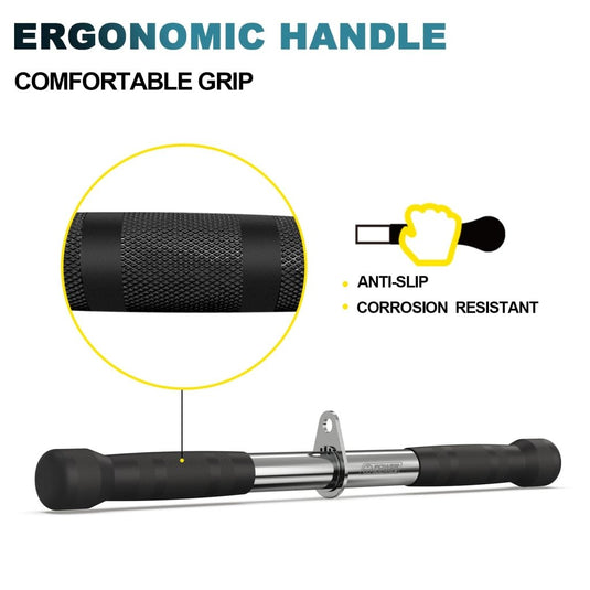 POWER GUIDANCE Cable Machine Attachment, LAT Pulldown Attachments, Cable Attachments for Gym, Home Gym Accessories - happygetfit.com