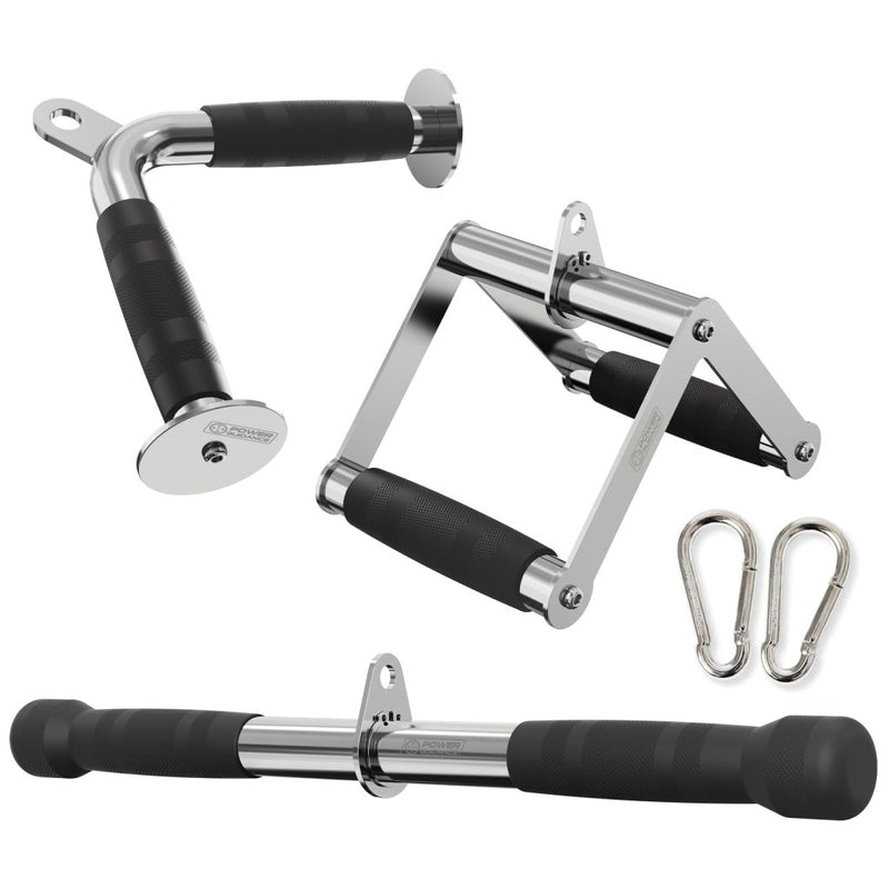 Laad afbeelding in Galerijviewer, POWER GUIDANCE Cable Machine Attachment, LAT Pulldown Attachments, Cable Attachments for Gym, Home Gym Accessories - happygetfit.com
