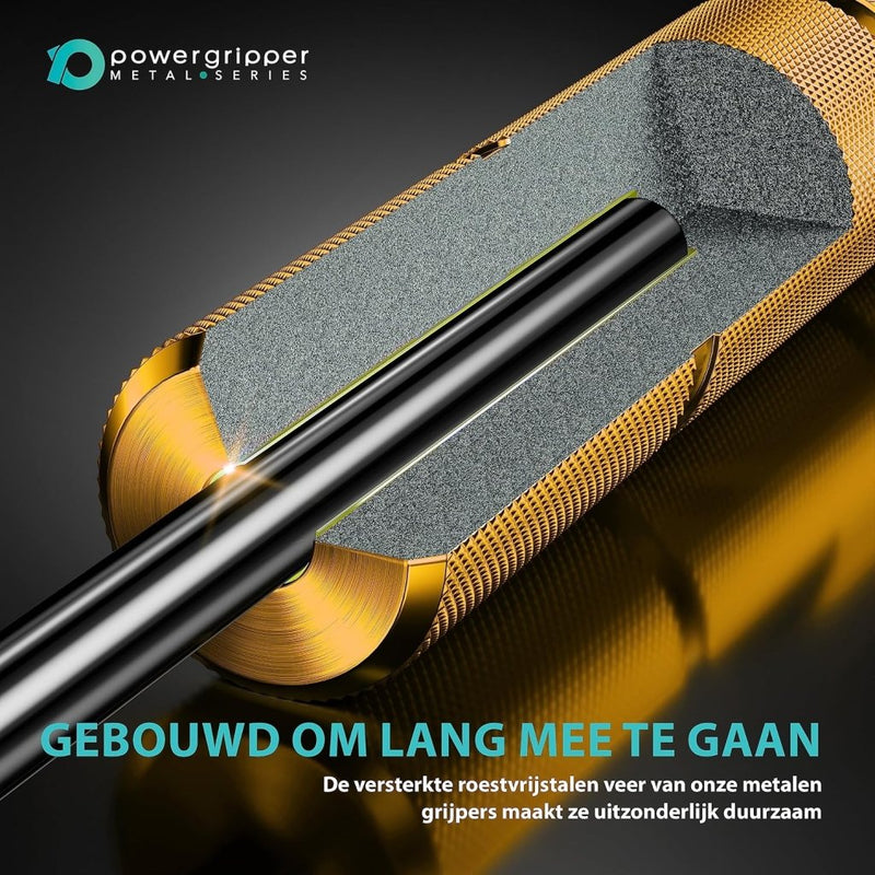Laad afbeelding in Galerijviewer, Powerball Metal Power Grippers Professional Grade - 8 weerstanden voor Grip, Pols &amp; Arm Training (50lbs - 400lbs) - happygetfit.com
